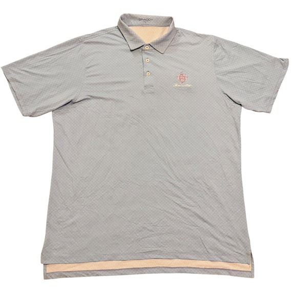 B. Draddy Other - B. Draddy Sport Mar-a-Lago Club Polo Shirt Blue Geometric Men's Size XL BD-CC-03